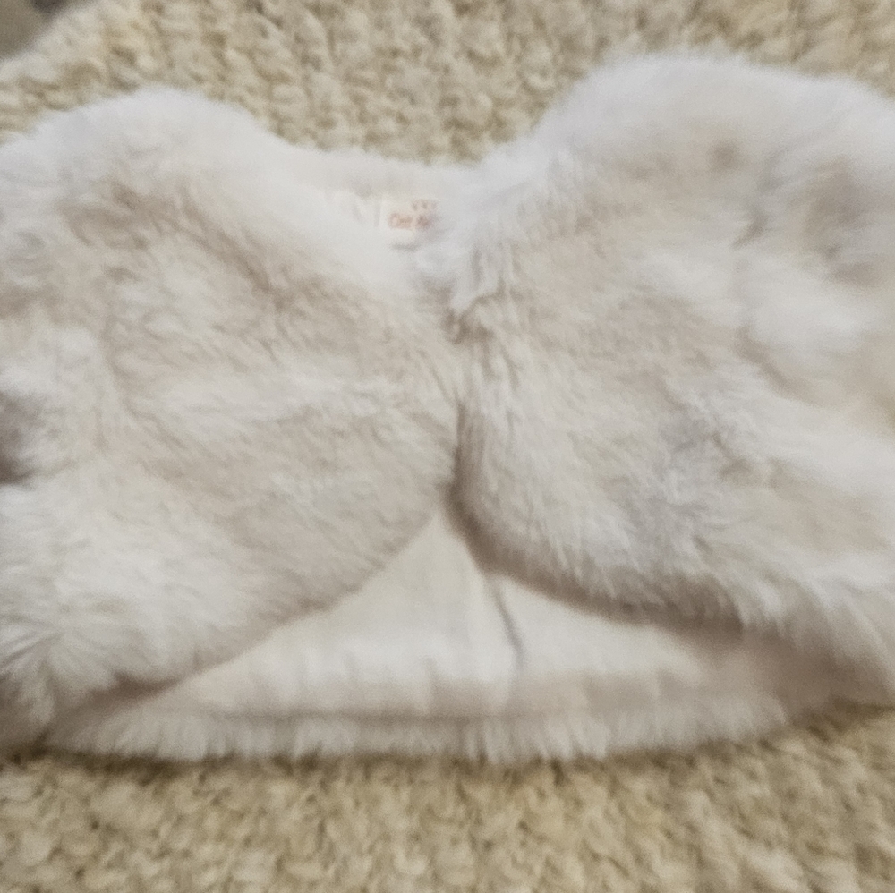 Baby fuzzy vest